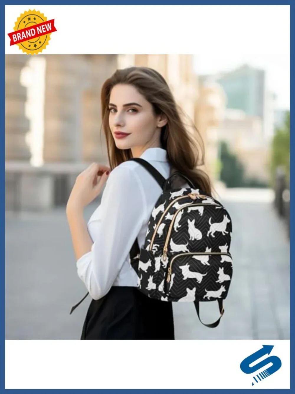 Women's Anti-theft Travel Backpack Purse Medium Daypack with Adjustable Straps